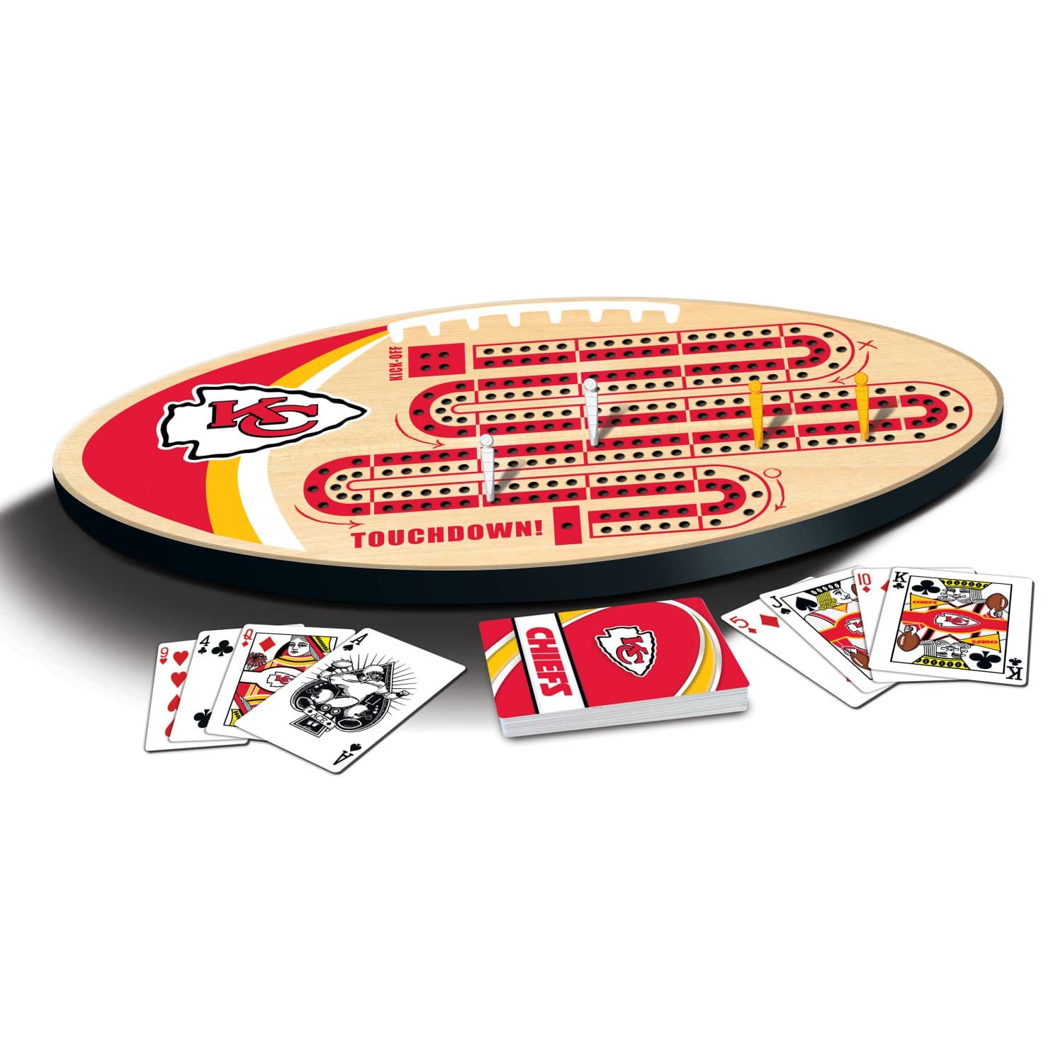 Kansas City Chiefs Cribbage Board Game