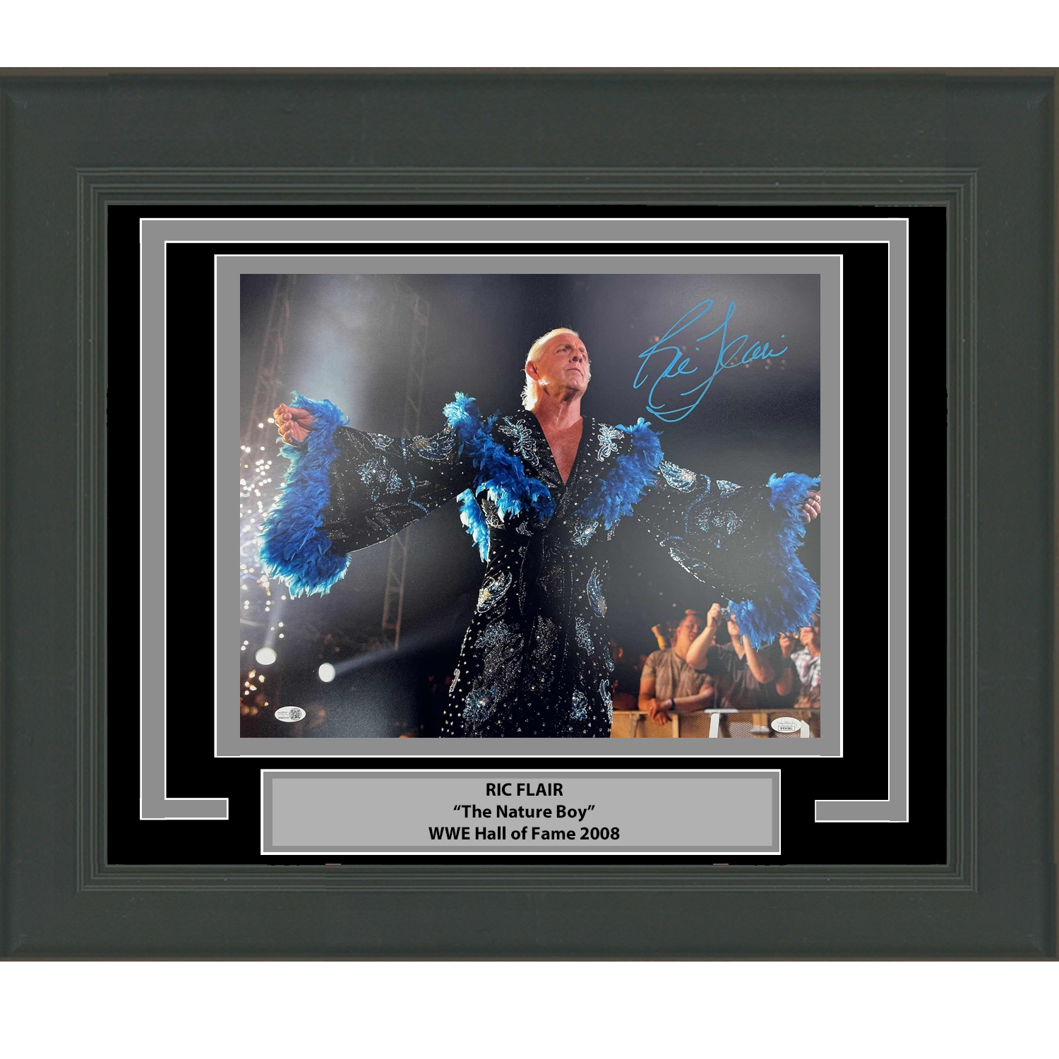 Framed Autographed/Signed Ric Flair Nature Boy 16x20 WWE Wrestling Photo JSA COA