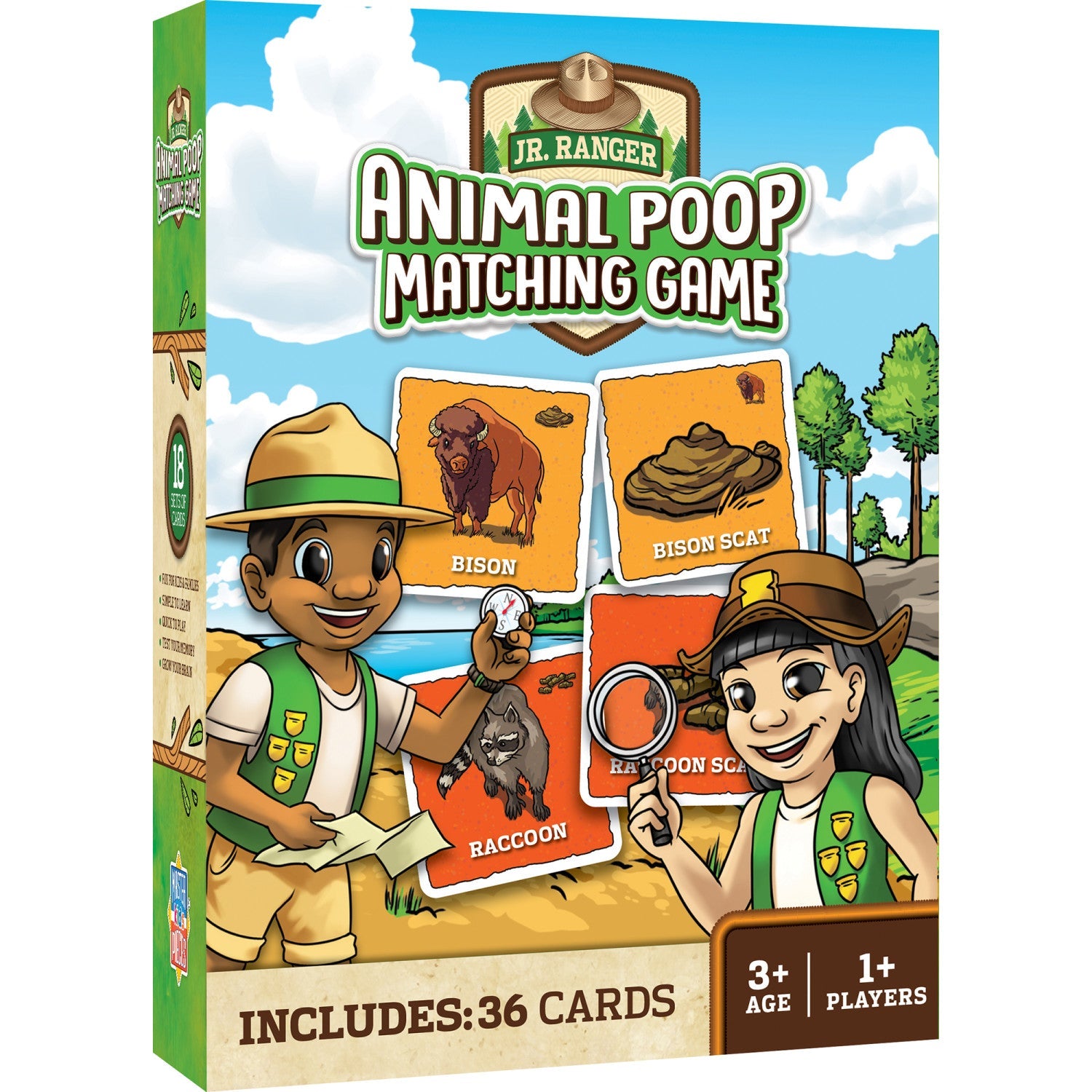 Jr. Ranger - Animal Poop Matching Game - 757 Sports Collectibles