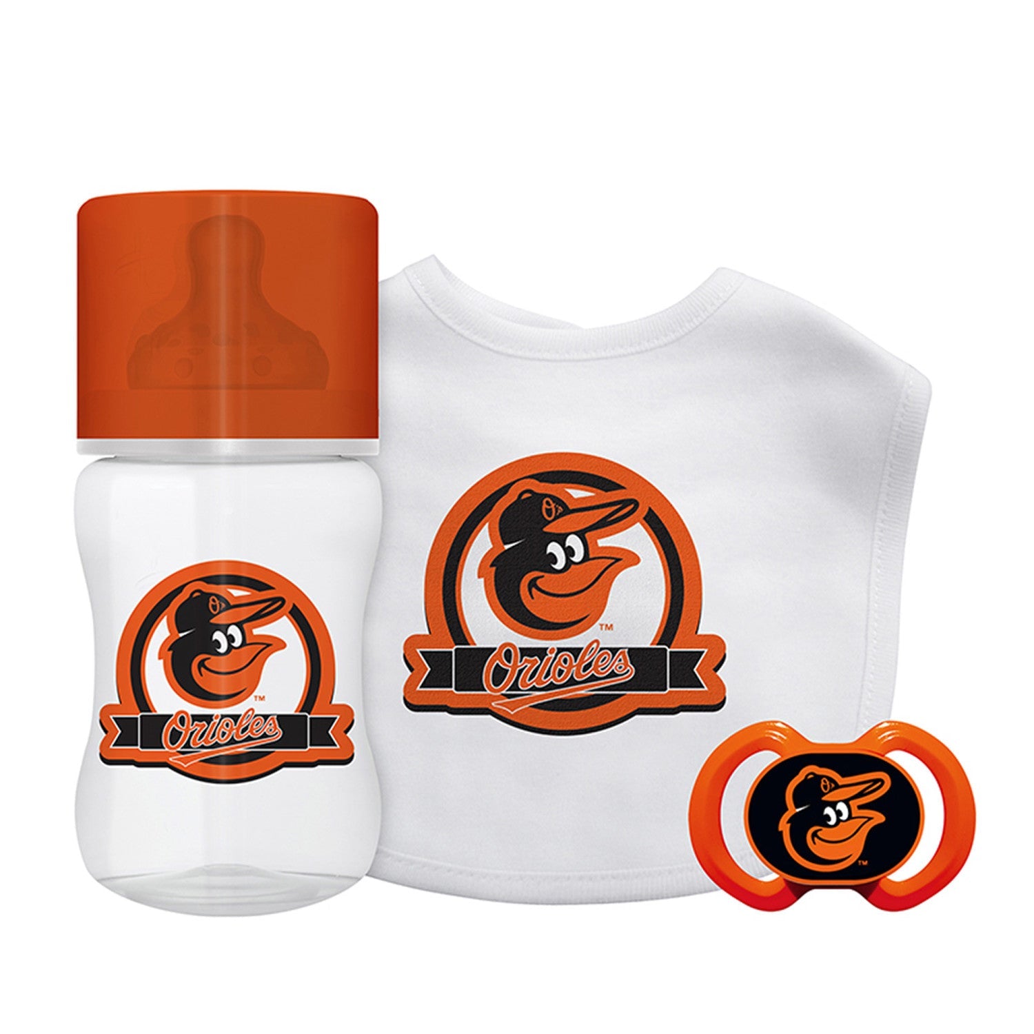 Baltimore Orioles - 3-Piece Baby Gift Set - 757 Sports Collectibles