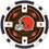 Cleveland Browns 100-Piece Poker Chip Set - Sports Gifts, Sports Memorabilia, Sports Collectibles, Fan Shop