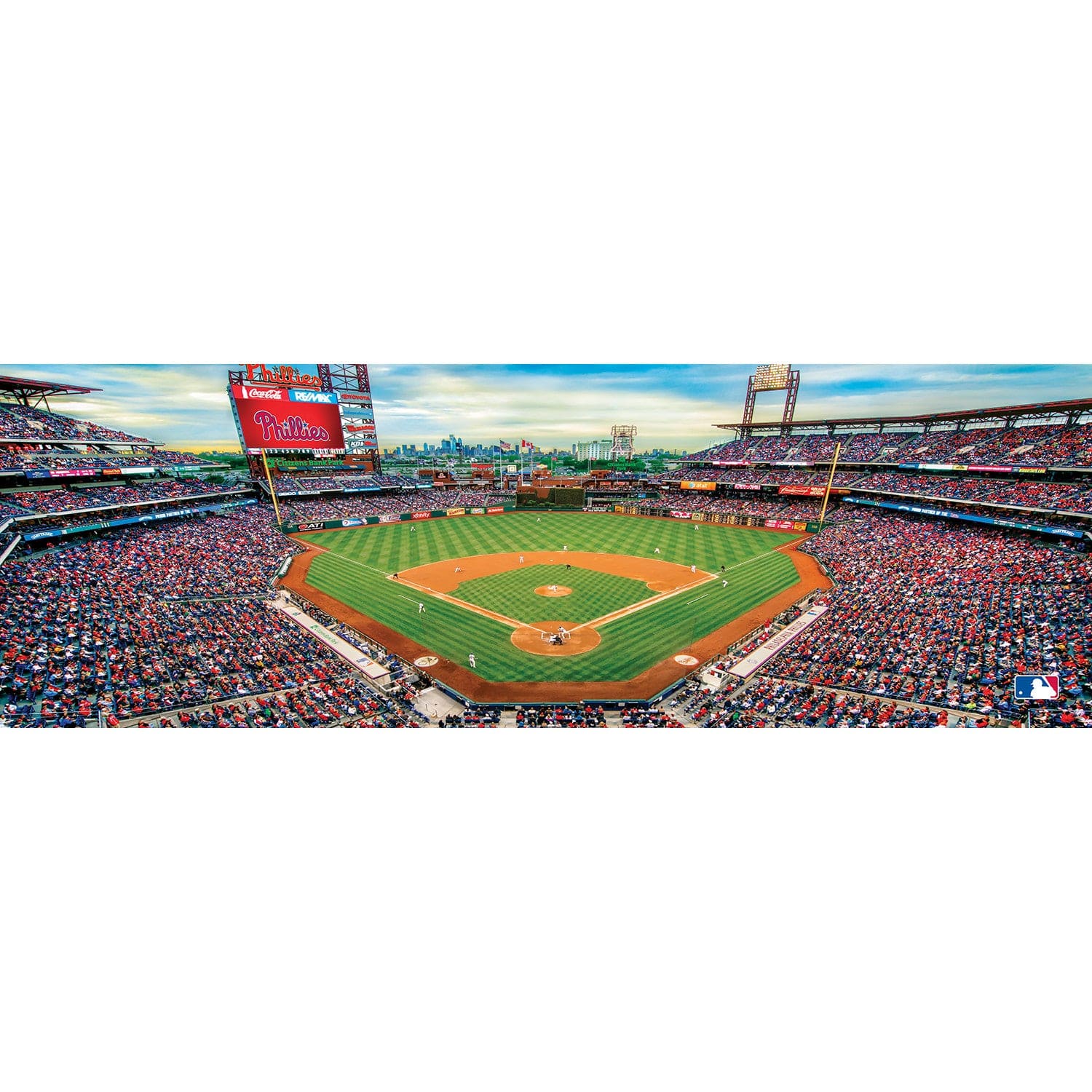 Philadelphia Phillies 1000 Piece Panoramic Jigsaw Puzzle - Sports Gifts, Sports Memorabilia, Sports Collectibles, Fan Shop