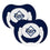 Tampa Bay Rays Closed Shield Pacifier 2-Pack - Sports Gifts, Sports Memorabilia, Sports Collectibles, Fan Shop