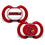 Louisville Cardinals Pacifier 2-Pack - Sports Gifts, Sports Memorabilia, Sports Collectibles, Fan Shop