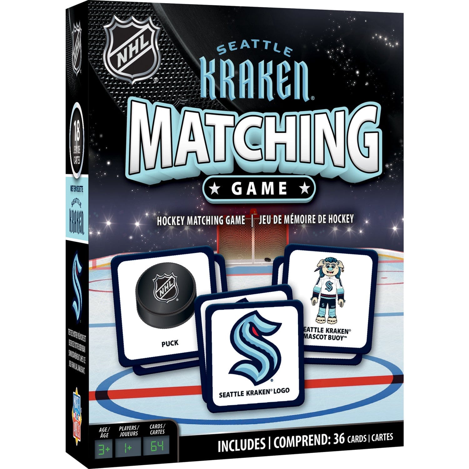 Seattle Kraken Memory Match Game - Sports Gifts, Sports Memorabilia, Sports Collectibles, Fan Shop