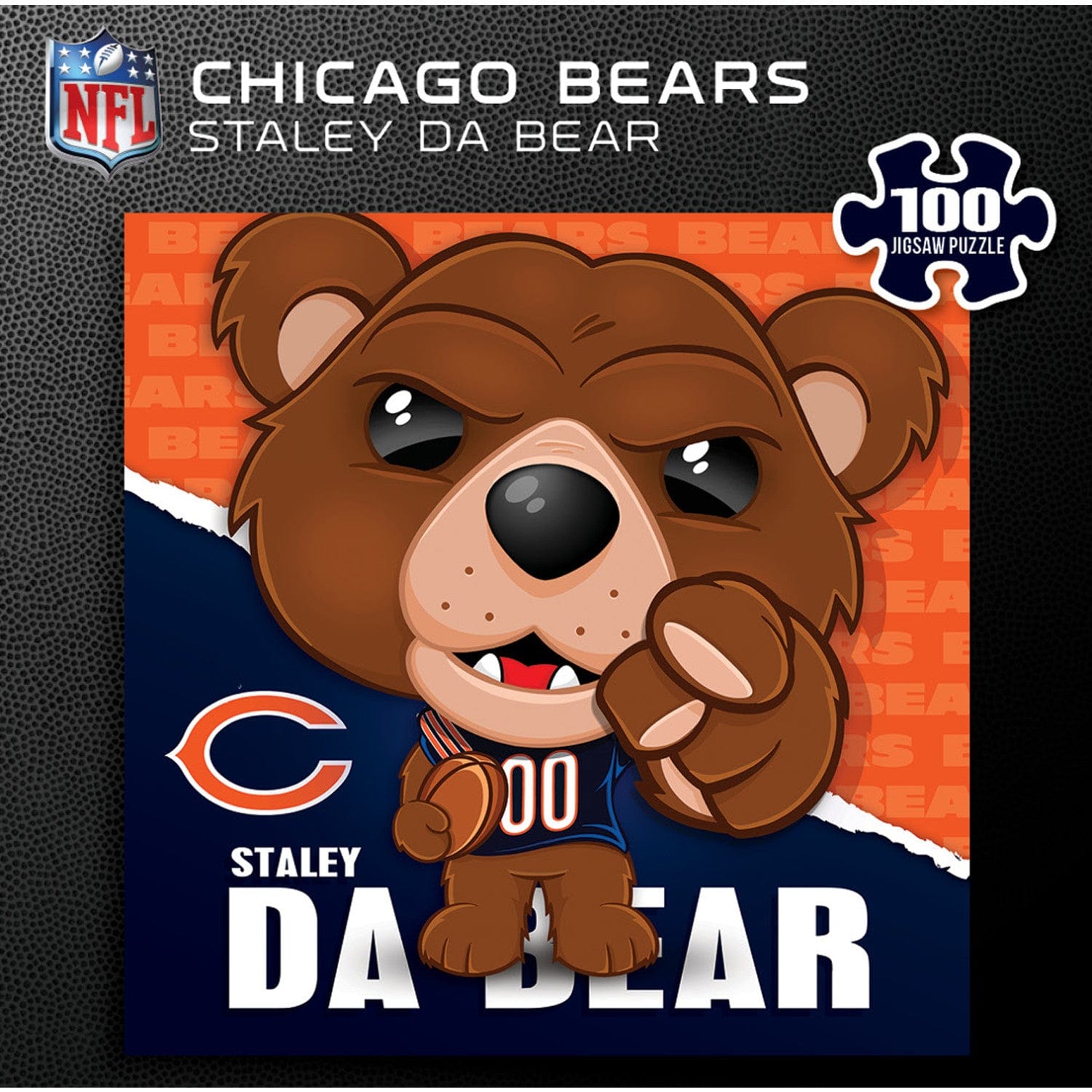 Staley Da Bear Chicago Bears 100-Piece Jigsaw Puzzle