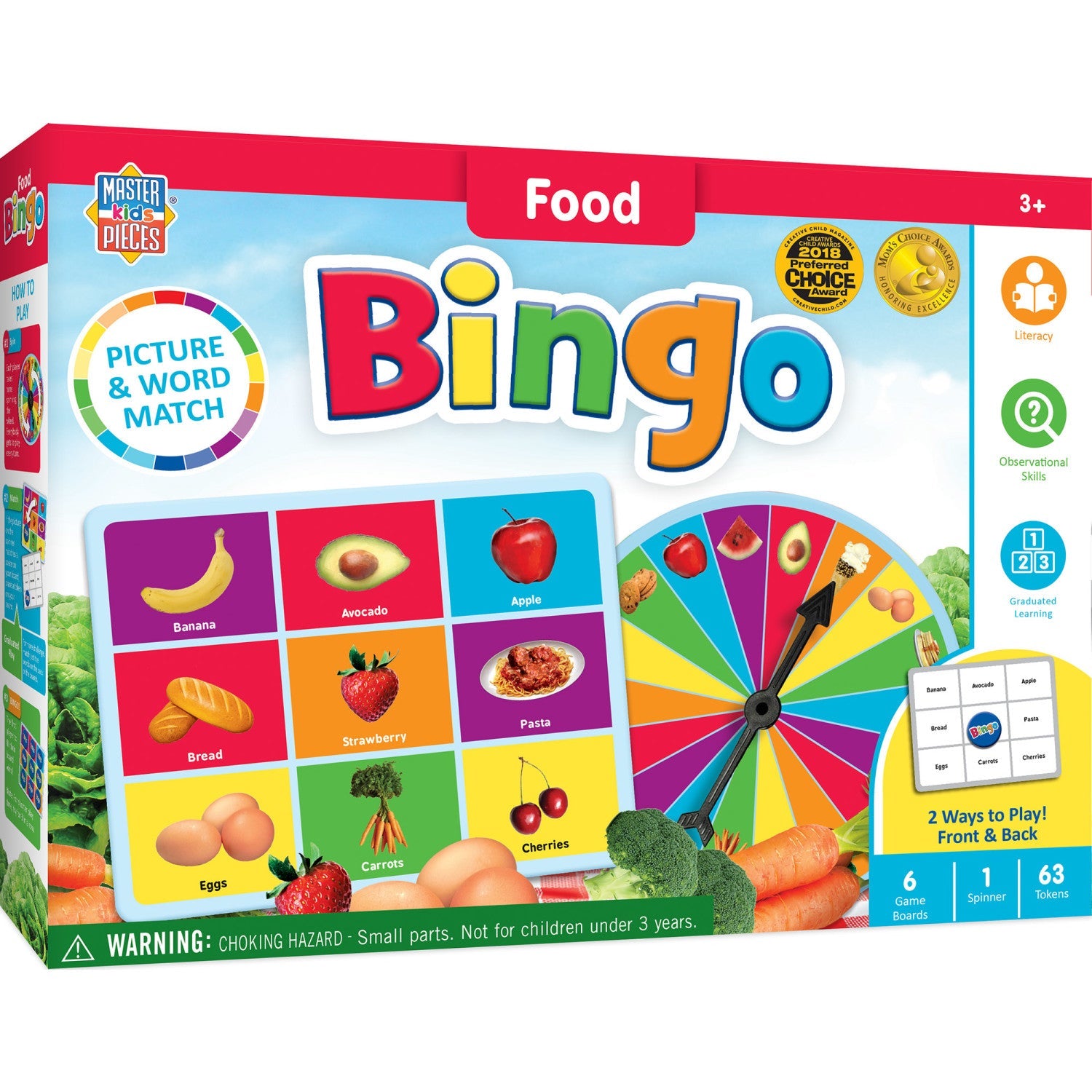 Food Bingo Game - 757 Sports Collectibles