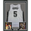 Framed Autographed/Signed Robert Horry 35x39 San Antonio White Basketball Jersey Beckett BAS COA