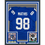 Framed Autographed/Signed Robert Mathis 35x39 Indianapolis Blue Football Jersey JSA COA