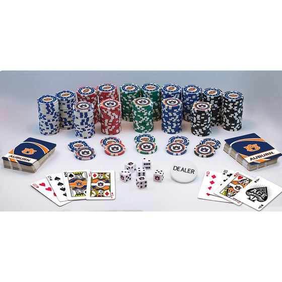 Auburn Tigers 300 Piece Poker Set - 757 Sports Collectibles