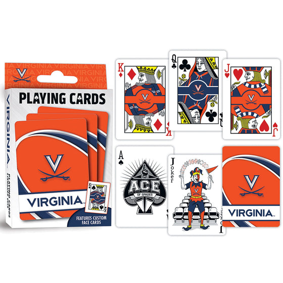 Virginia Cavaliers Playing Cards - 54 Card Deck - 757 Sports Collectibles