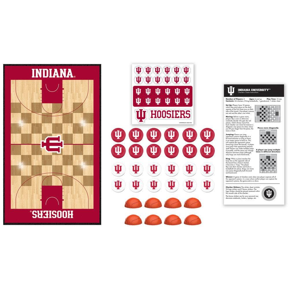 Indiana Hoosiers Checkers Game - Sports Gifts, Sports Memorabilia, Sports Collectibles, Fan Shop