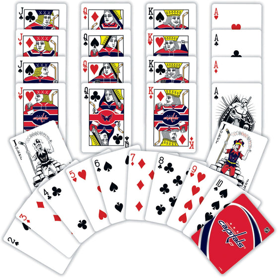 Washington Capitals Playing Cards - 54 Card Deck - 757 Sports Collectibles