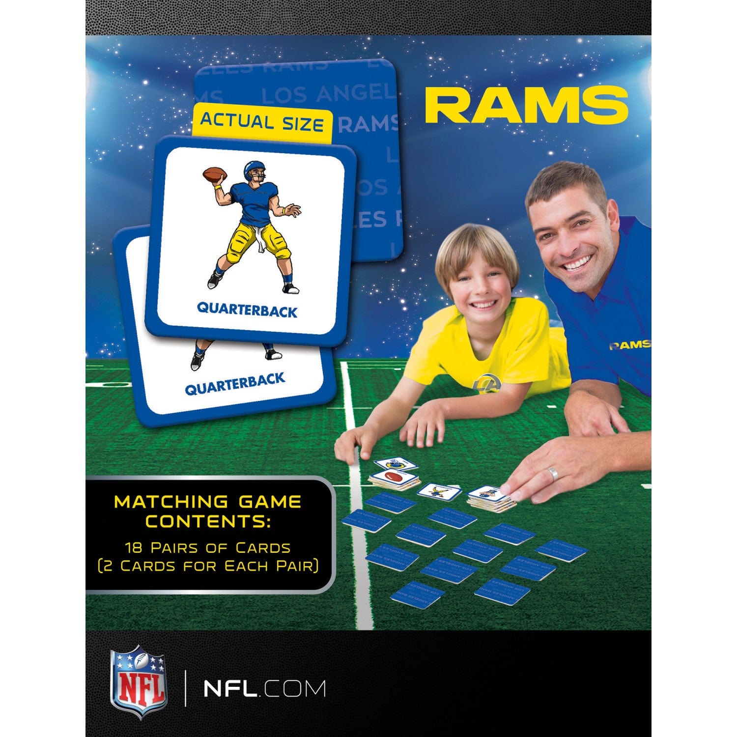 Los Angeles Rams Memory Matching Game