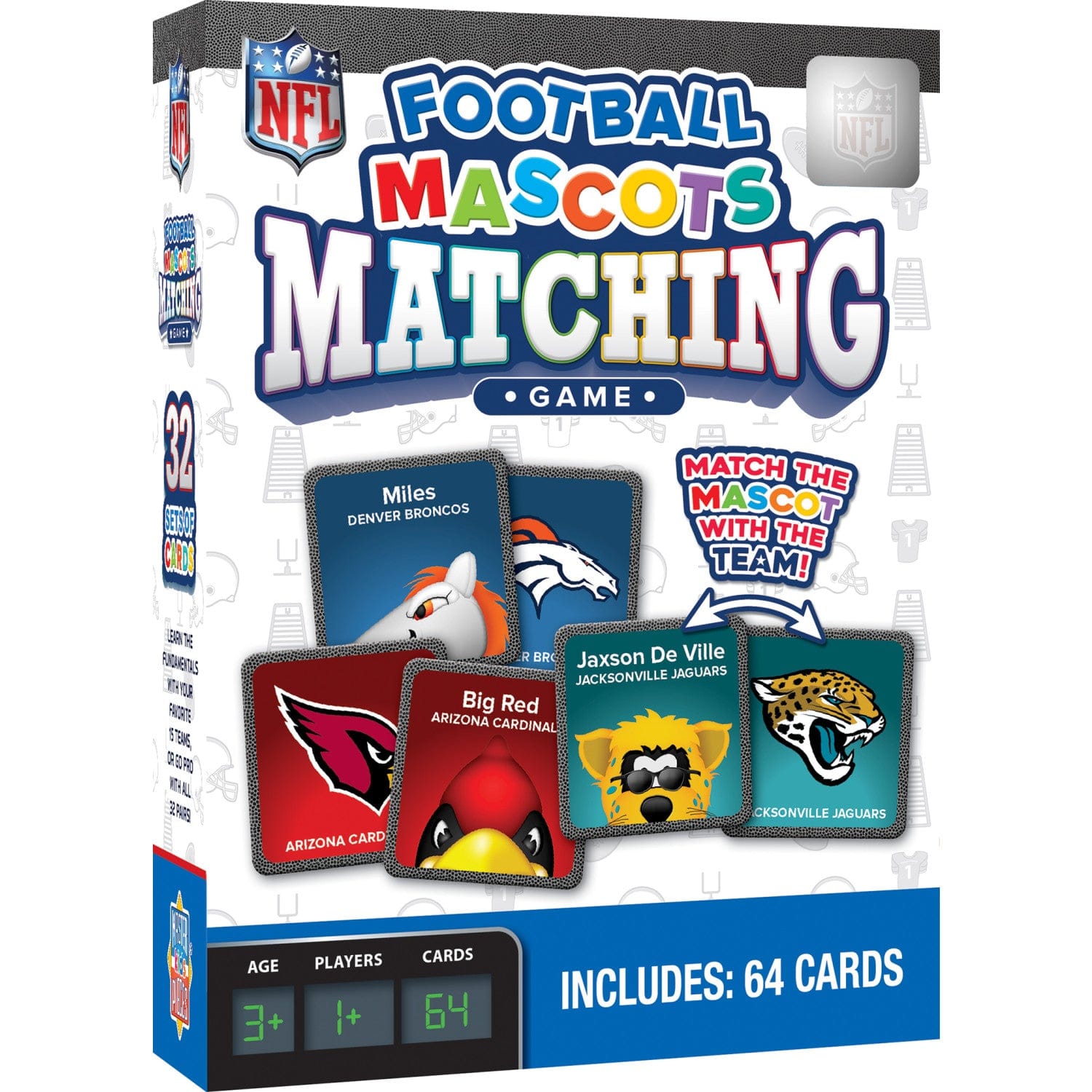 NFL Mascots Memory Match Game