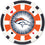 Denver Broncos 100 Piece Poker Chip Set