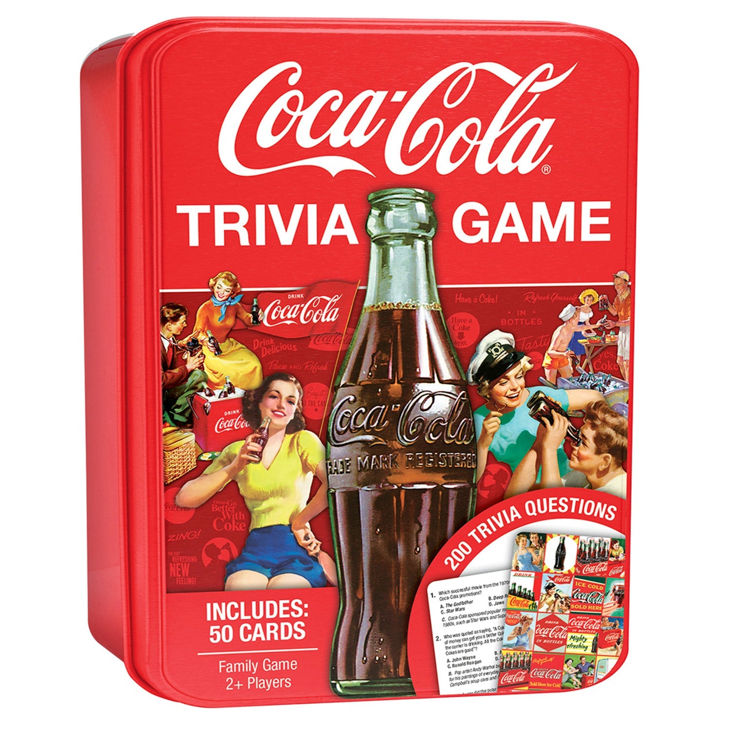 Coca-Cola Trivia Game with Collectible Tin - 757 Sports Collectibles
