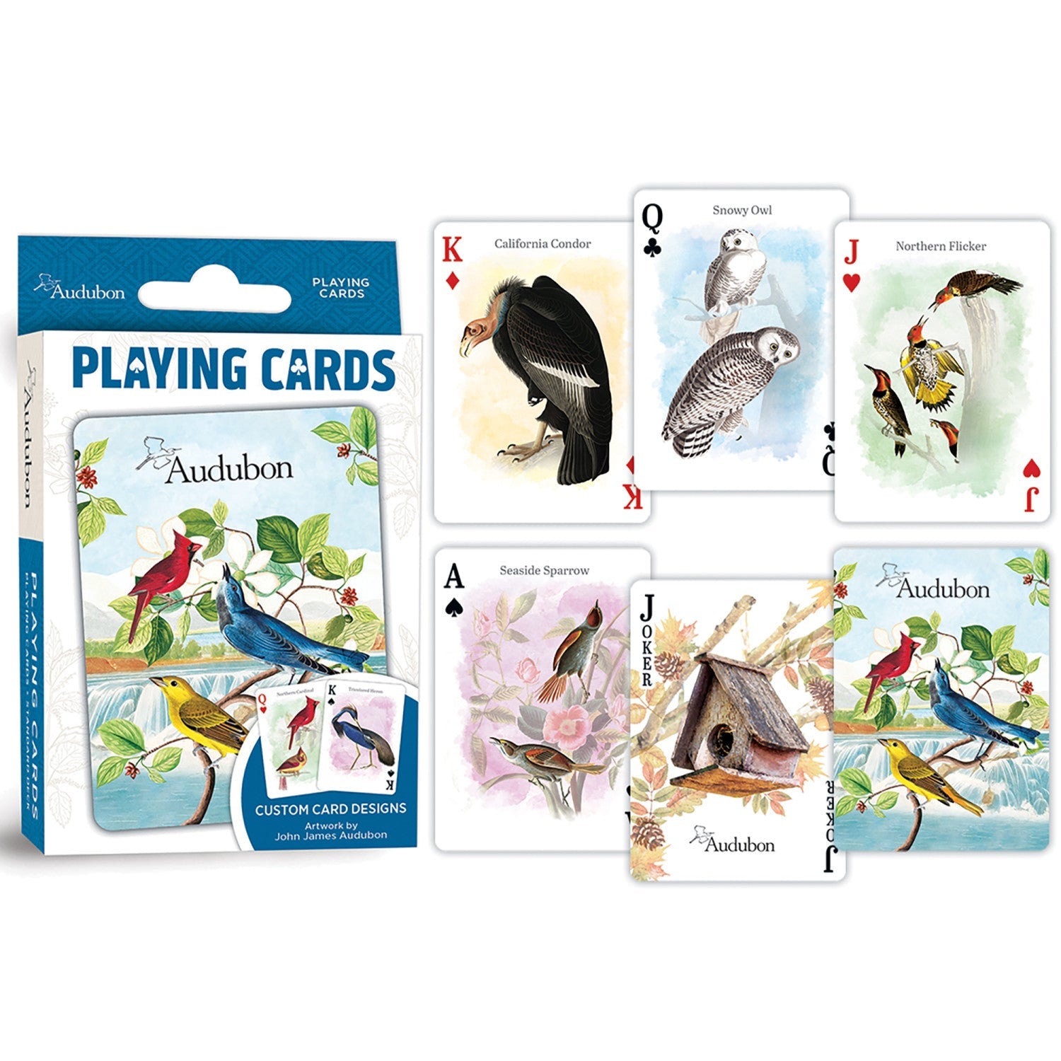 Audubon Playing Cards - 54 Card Deck - 757 Sports Collectibles