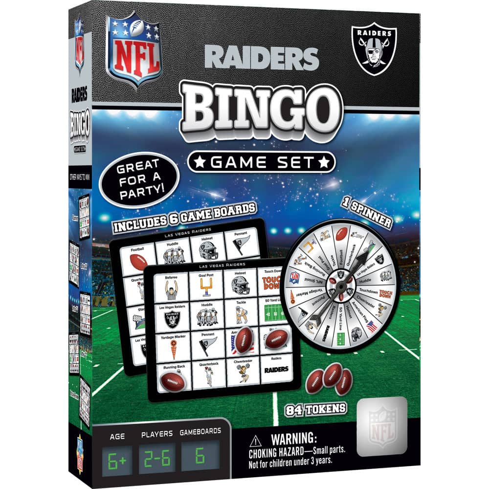 Las Vegas Raiders Bingo Game: Join the Fun and Cheer for Your Team!