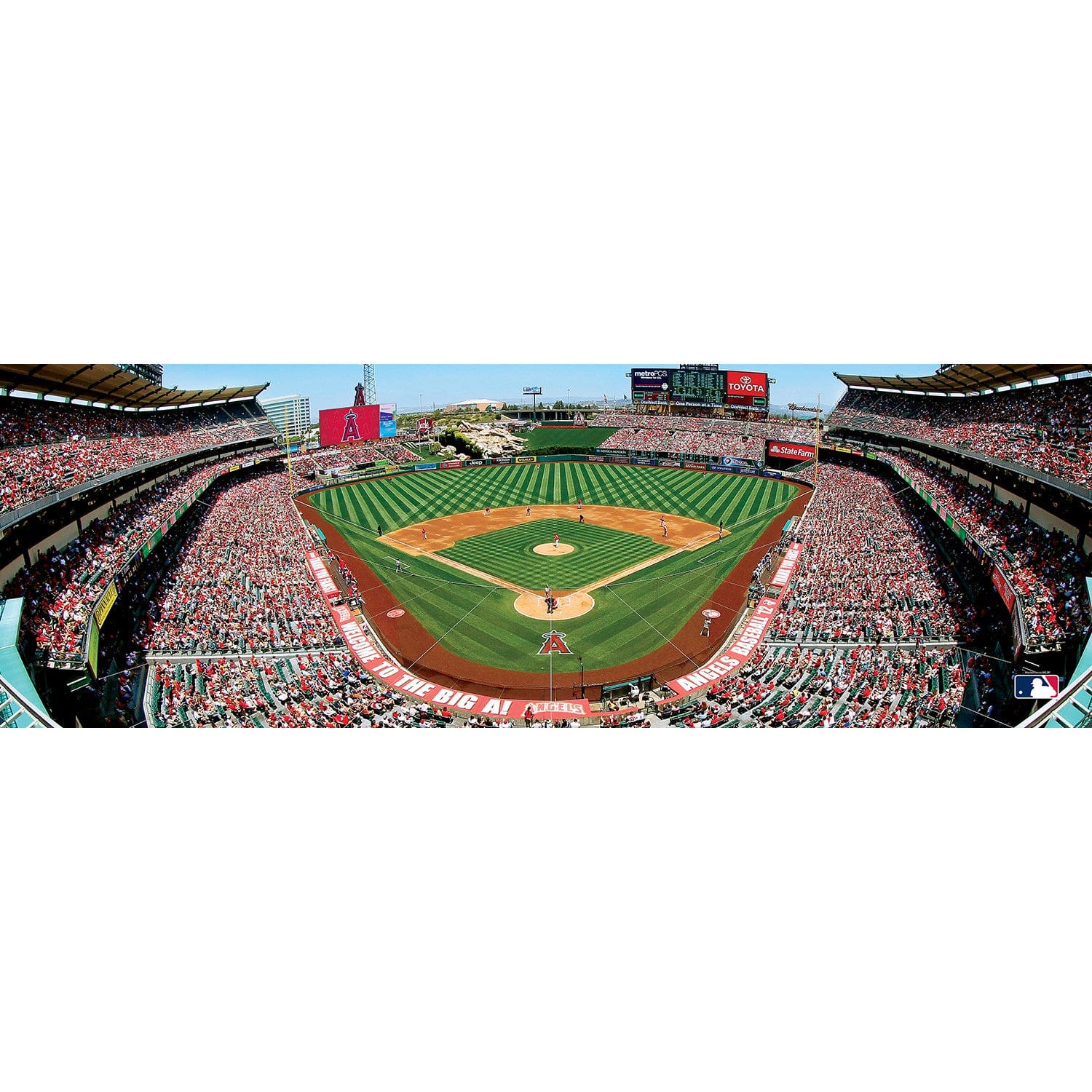 Los Angeles Angels 1000 Piece Panoramic Jigsaw Puzzle - Sports Gifts, Sports Memorabilia, Sports Collectibles, Fan Shop
