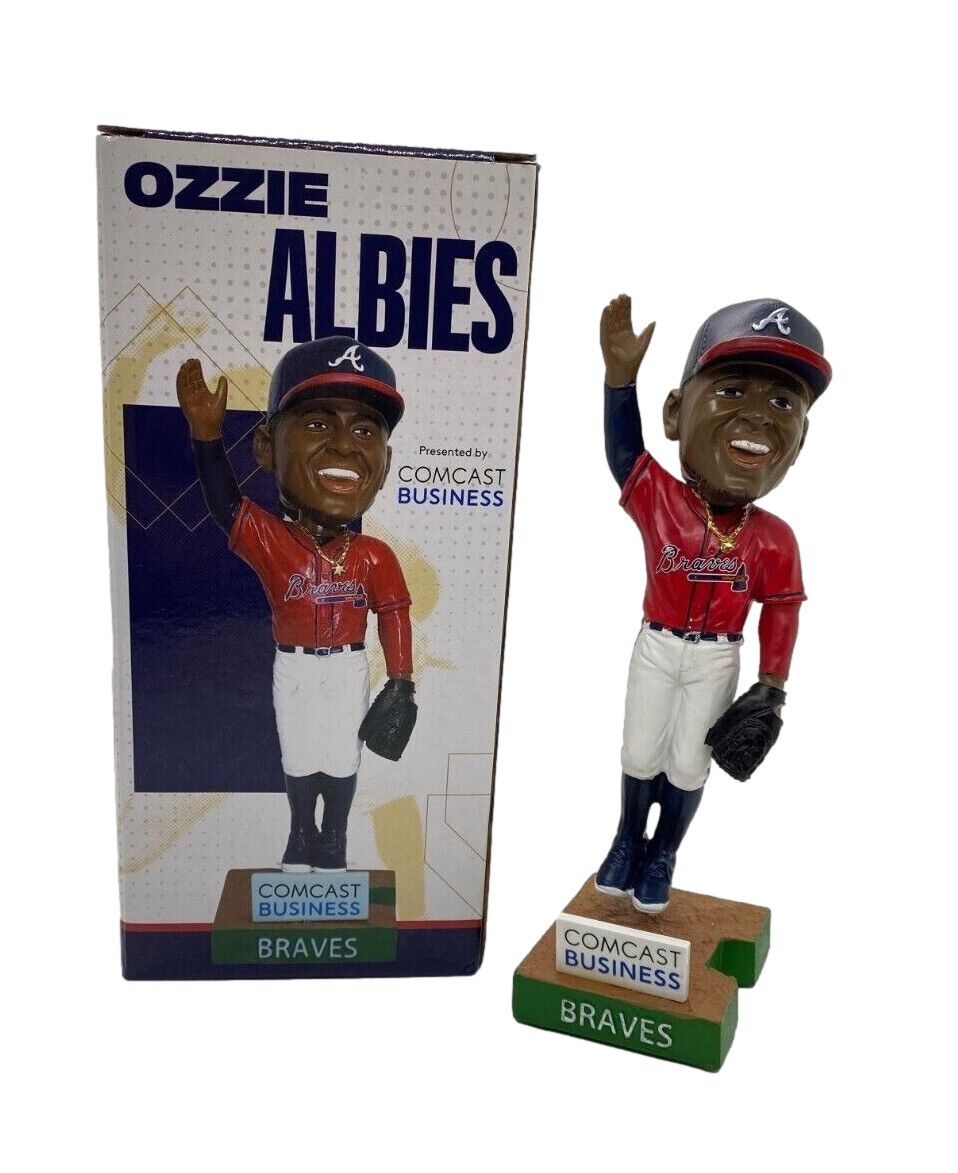 Atlanta Braves Ozzie Albies 2021 SGA Bobblehead (New in Box) - Sports Collectibles, Sports Memorabilia, Sports Fan Shop, Sports Gifts