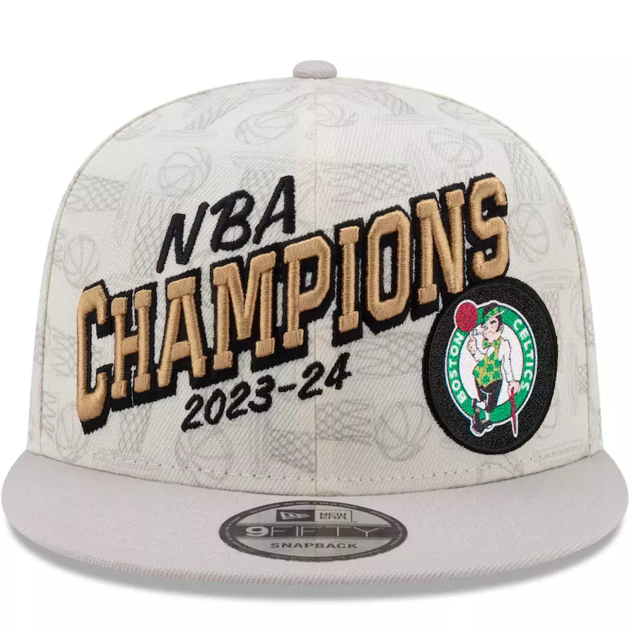 Boston Celtics New Era 2024 NBA Champions 9FIFTY Locker Room Snapback Hat - Sports Collectibles, Sports Memorabilia, Sports Fan Shop, Sports Gifts