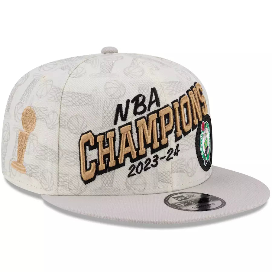 Boston Celtics New Era 2024 NBA Champions 9FIFTY Locker Room Snapback Hat - Sports Collectibles, Sports Memorabilia, Sports Fan Shop, Sports Gifts