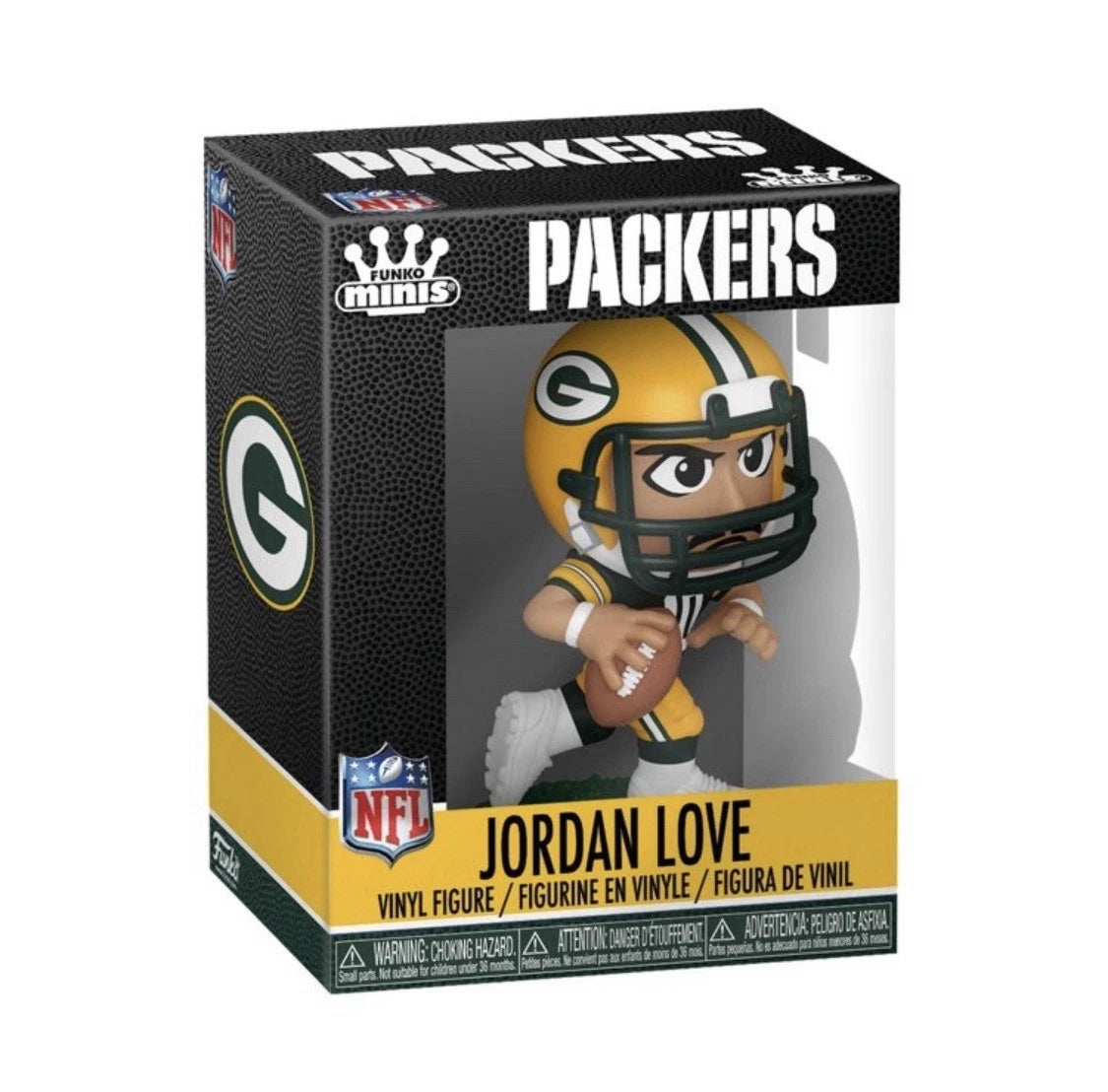 Funko POP! Minis Jordan Love NFL Green Bay Packers Vinyl Mini-Figure - Sports Gifts, Sports Memorabilia, Sports Collectibles, Fan Shop