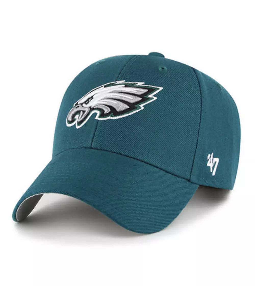 Philadelphia Eagles '47 Brand Green Adjustable MVP Hat - Sports Collectibles, Sports Memorabilia, Sports Fan Shop, Sports Gifts