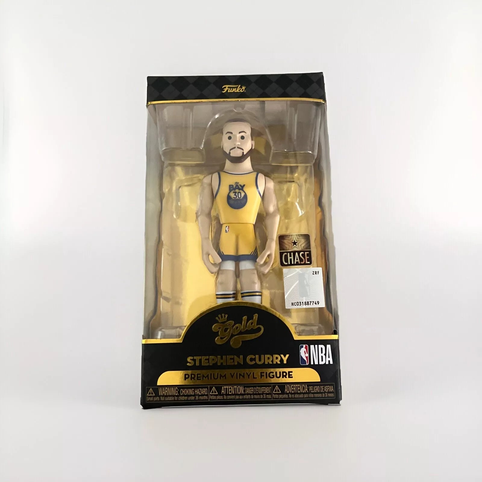 Funko Gold NBA Stephen Curry Golden State Warriors Premium Vinyl Figure CHASE - Sports Collectibles, Sports Memorabilia, Sports Fan Shop, Sports Gifts