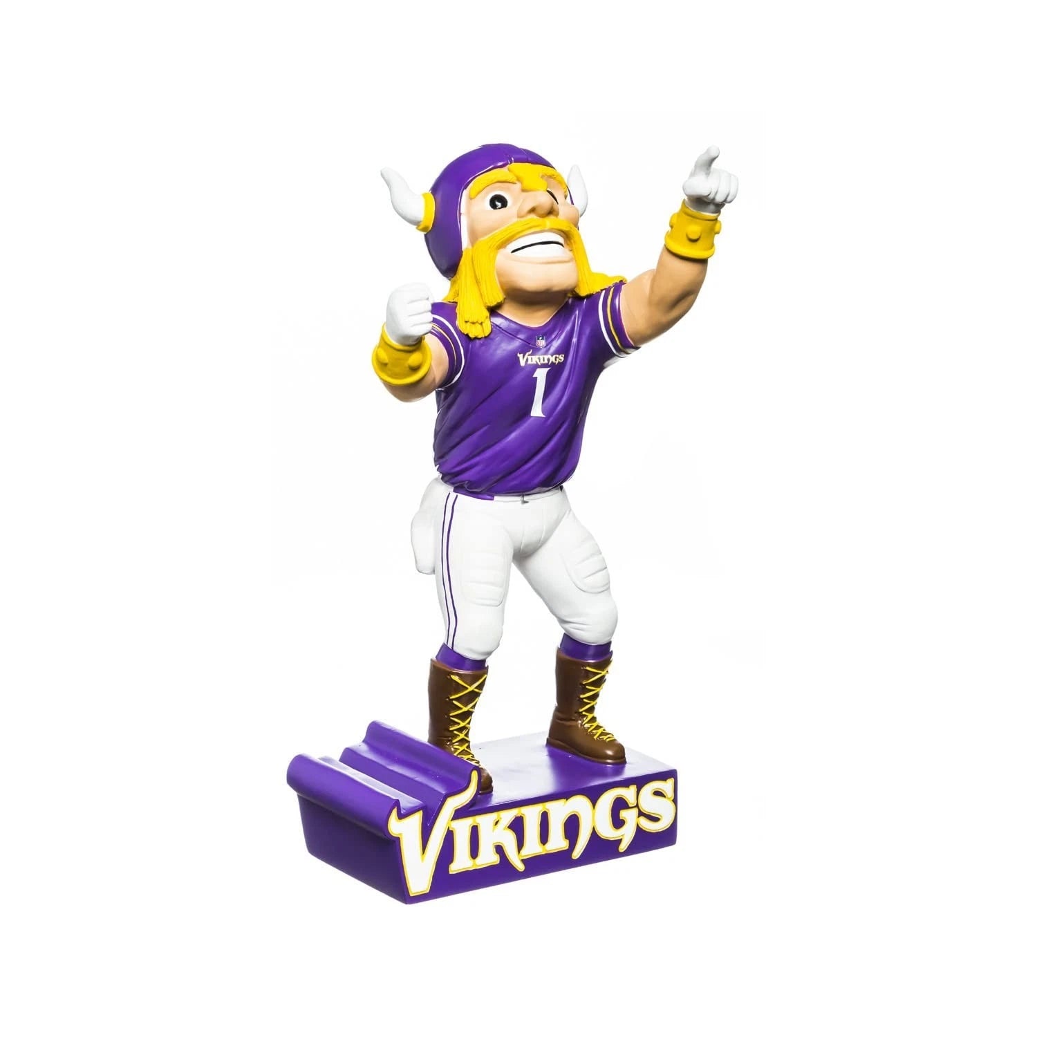 Team Sports America NFL Minnesota Vikings Fun Colorful Mascot Statue 12"