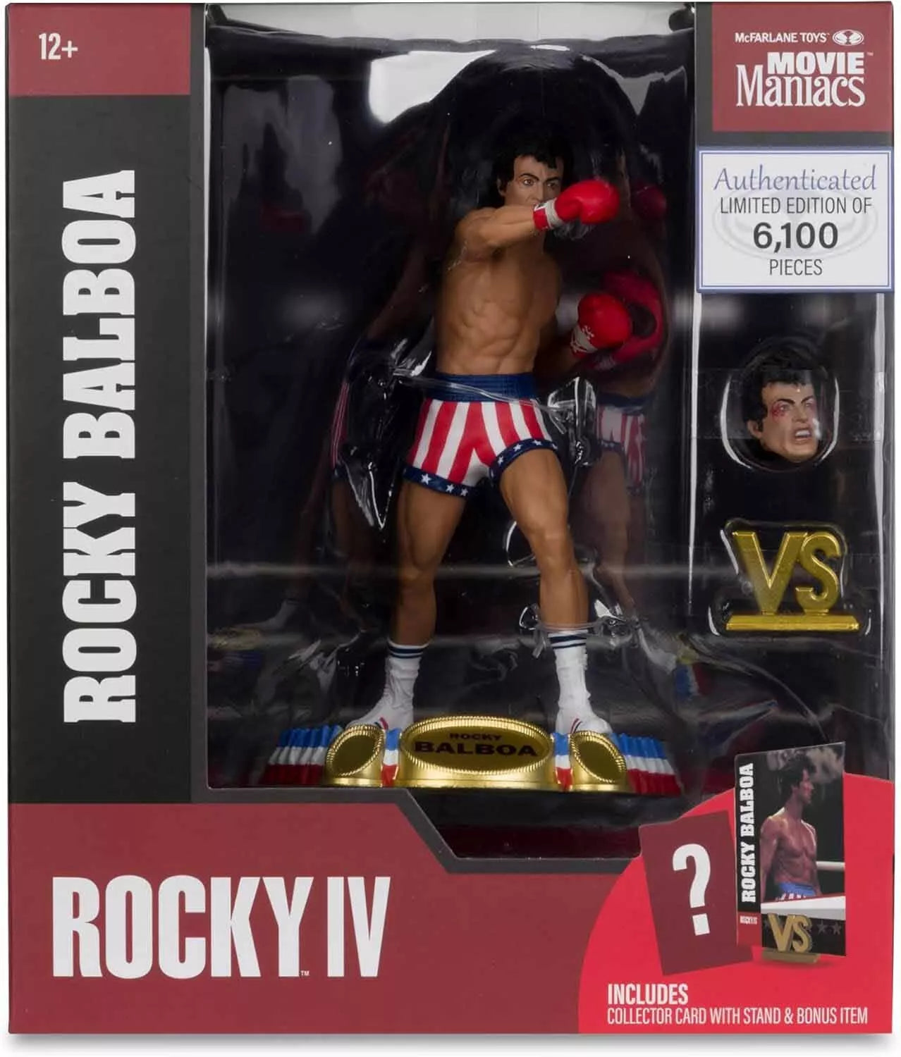 Movie Maniacs Rocky IV 6 Inch Static Figure Wave 3 - Rocky Balboa - Sports Collectibles, Sports Memorabilia, Sports Fan Shop, Sports Gifts
