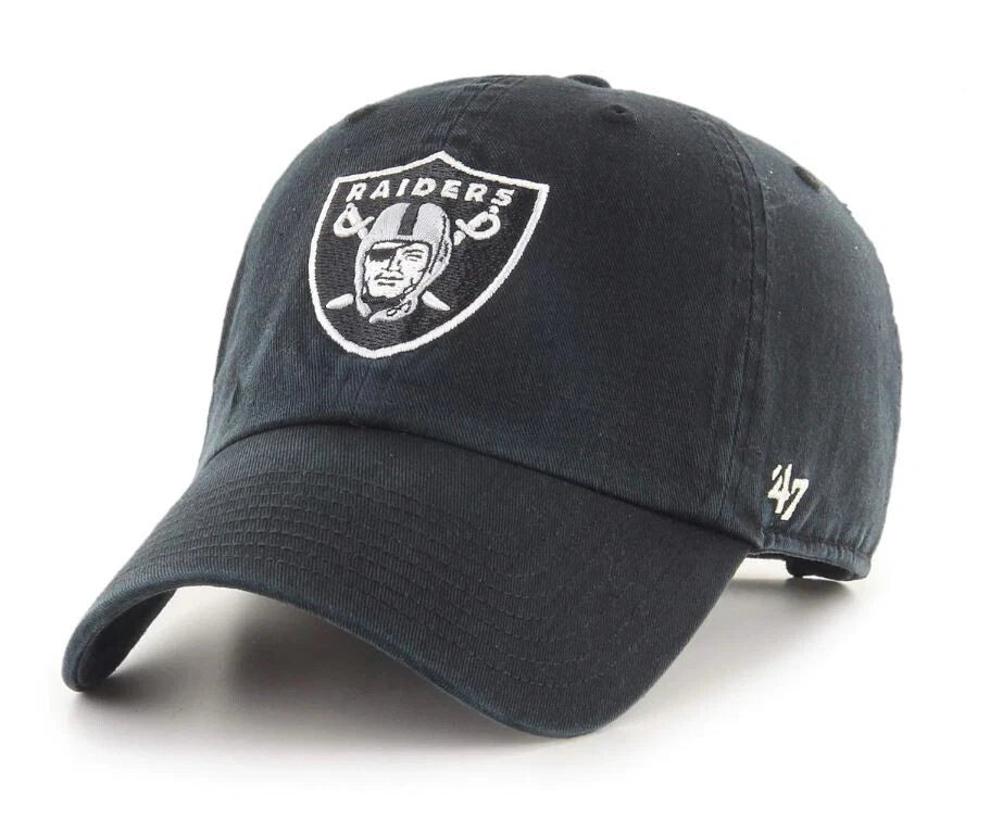 '47 LAS VEGAS RAIDERS CLEAN UP HAT BLACK
