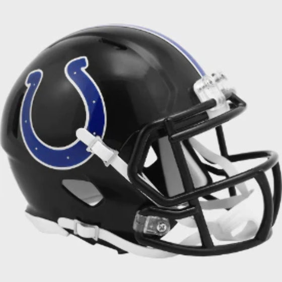 Indianapolis Colts NFL. Mini Speed Football Helmet 2023 Indiana Nights