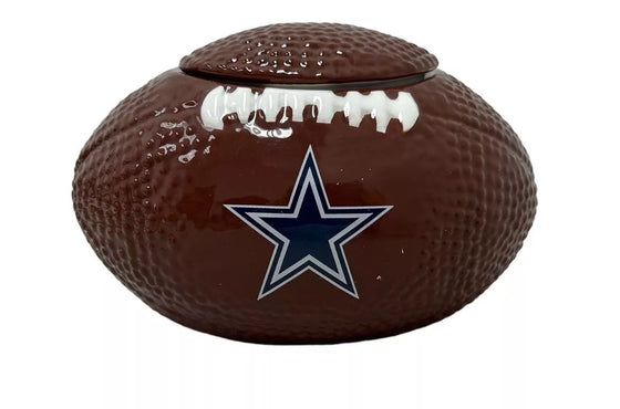 Dallas Cowboys Ceramic Football Candle - Sports Collectibles, Sports Memorabilia, Sports Fan Shop, Sports Gifts