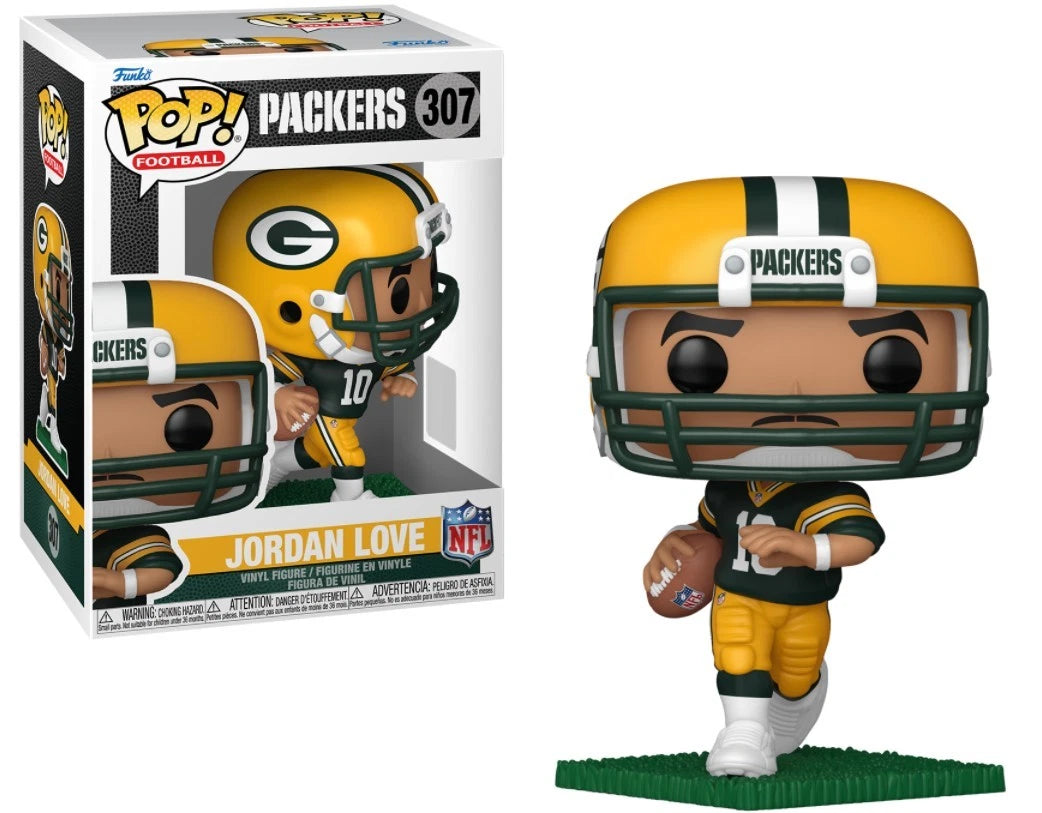 Jordan Love (Green Bay Packers) NFL Funko Pop! - Sports Gifts, Sports Memorabilia, Sports Collectibles, Fan Shop