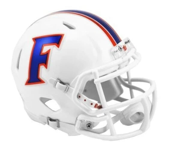 Florida Gators NCAA White Riddell Speed Mini Football Helmet