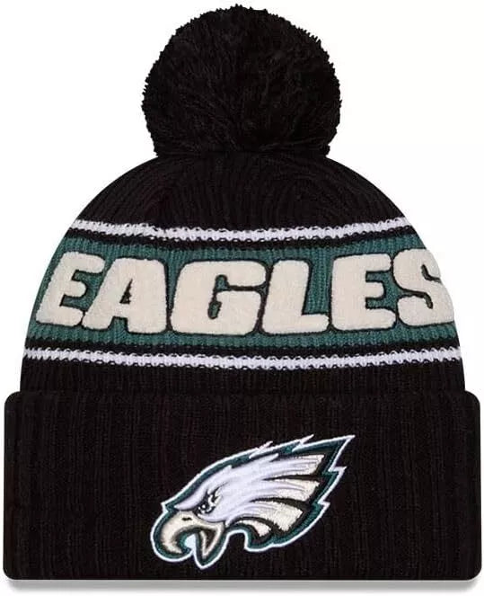 Philadelphia Eagles New Era NFL 2024 Sideline Sport Knit Bobble Hat - Sports Collectibles, Sports Memorabilia, Sports Fan Shop, Sports Gifts