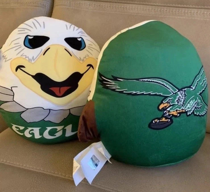 Plushie Mascot Squish Pillow - Philadelphia Eagles Retro - Sports Gifts, Sports Memorabilia, Sports Collectibles, Fan Shop