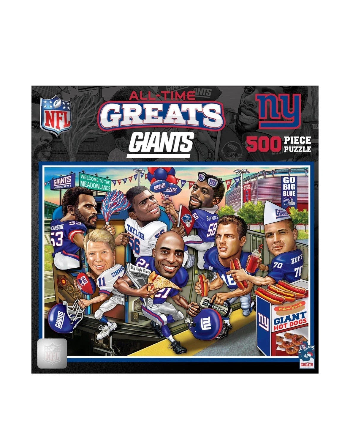 New York Giants Puzzle 500 Piece All-Time Greats - Sports Gifts, Sports Memorabilia, Sports Collectibles, Fan Shop