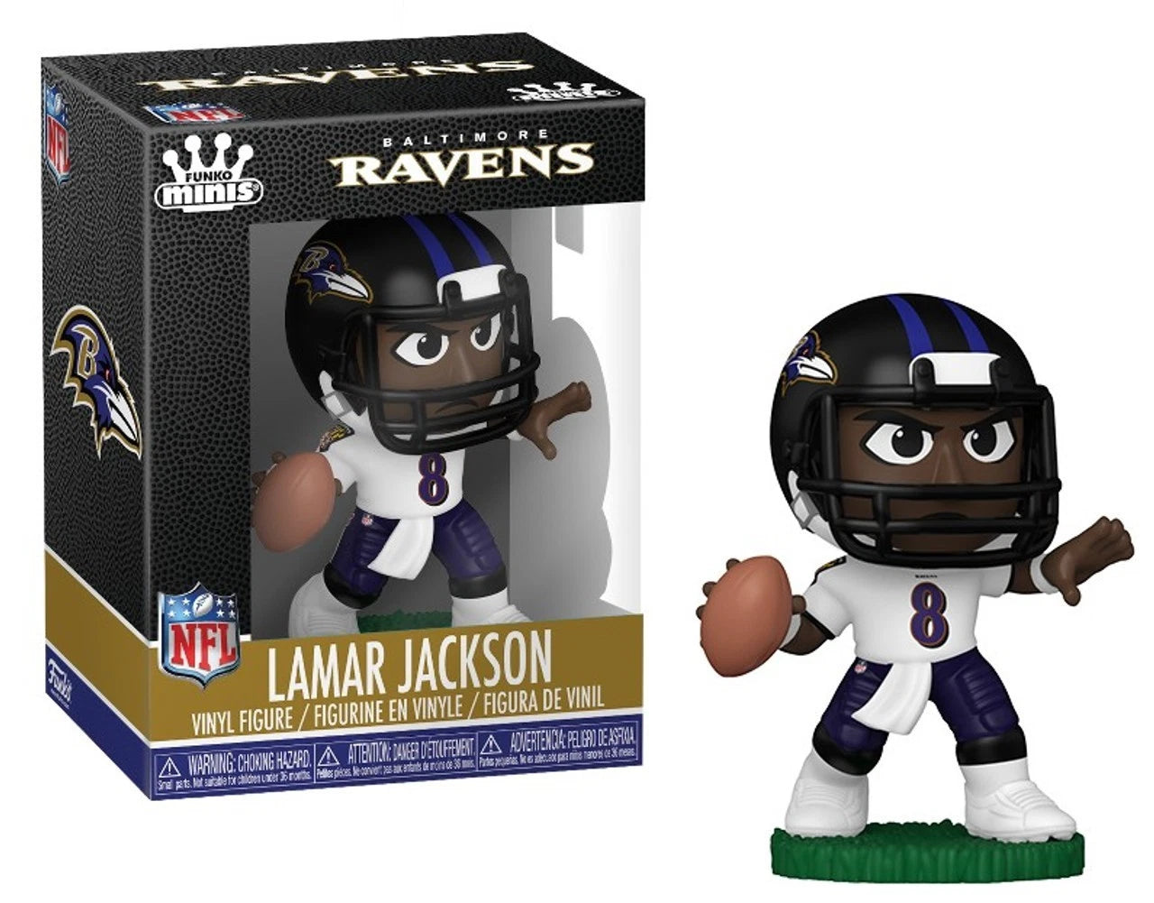 Funko POP! Minis Lamar Jackson NFL Vinyl Mini-Figure Baltimore Ravens - Sports Gifts, Sports Memorabilia, Sports Collectibles, Fan Shop