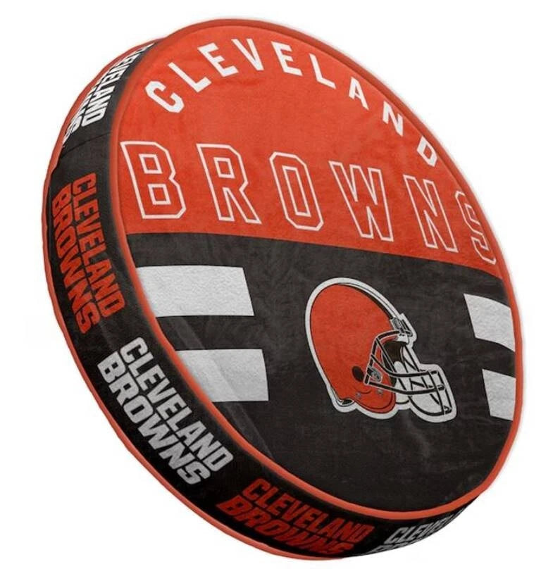 Cleveland Browns NFL 15" Circle Plushlete Pillow