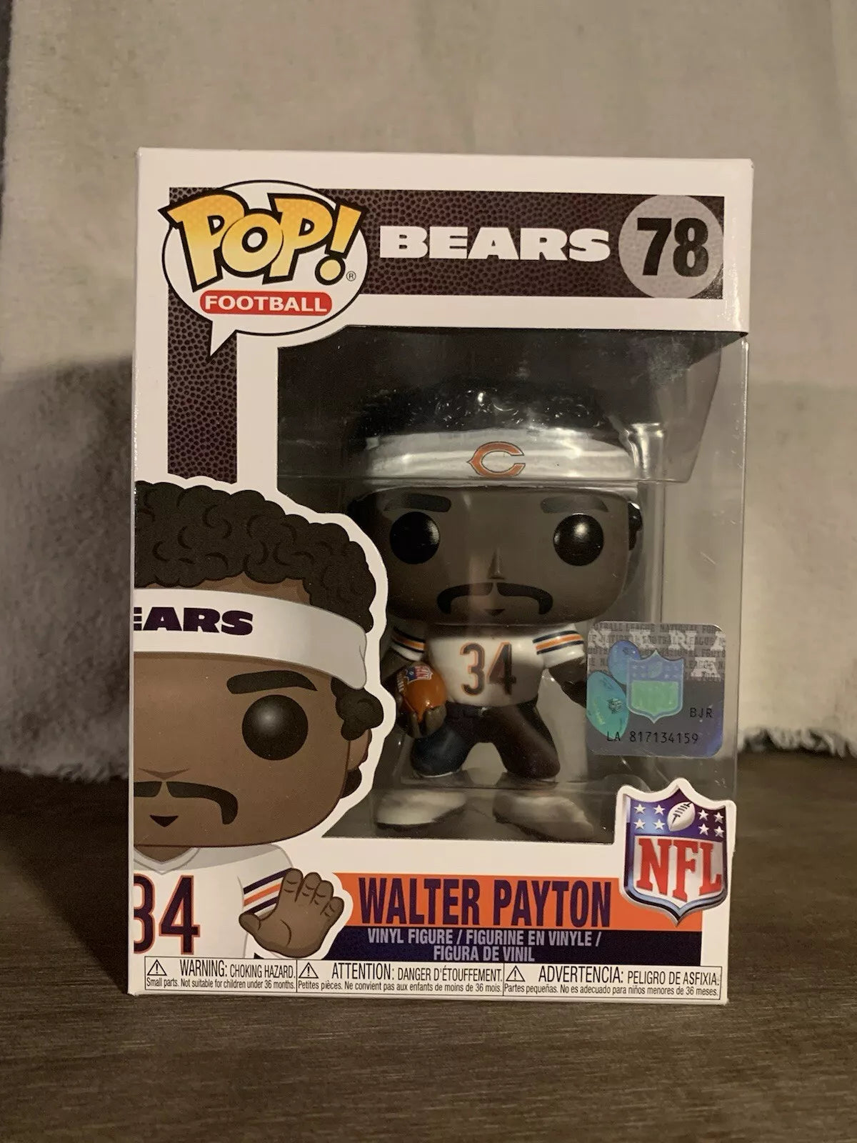 Bears Walter Payton Funko Pop 78 - Sports Collectibles, Sports Memorabilia, Sports Fan Shop, Sports Gifts