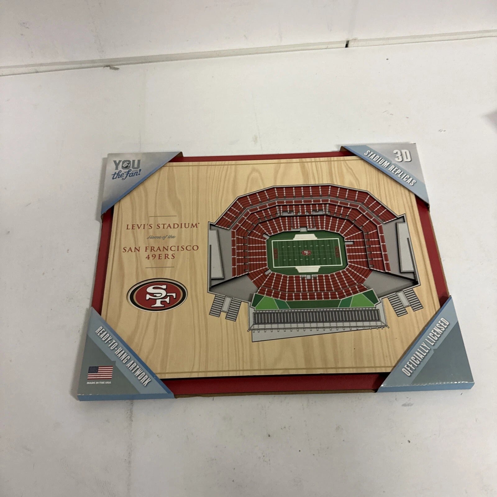 YouTheFan San Francisco 49ers 5-Layer StadiumView 3D Wall Art - Sports Gifts, Sports Memorabilia, Sports Collectibles, Fan Shop