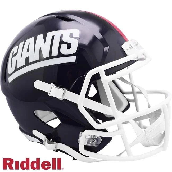 York Giants Helmet Riddell Replica Speed Style 1980-1999 T-B - Full Size