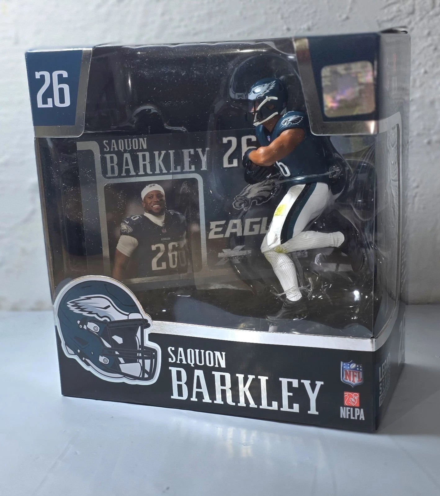 Saquon Barkley McFarlane's SportsPicks Legacy Series 7" Figure #35 - Sports Gifts, Sports Memorabilia, Sports Collectibles, Fan Shop