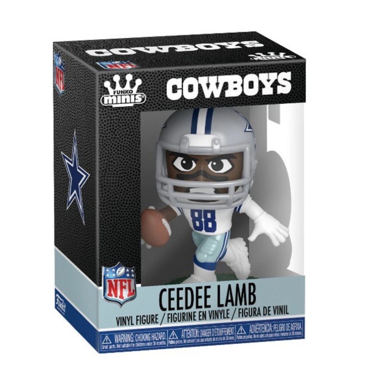 Funko POP! Minis CeeDee Lamb NFL Dallas Cowboys Vinyl Mini-Figure - Sports Gifts, Sports Memorabilia, Sports Collectibles, Fan Shop