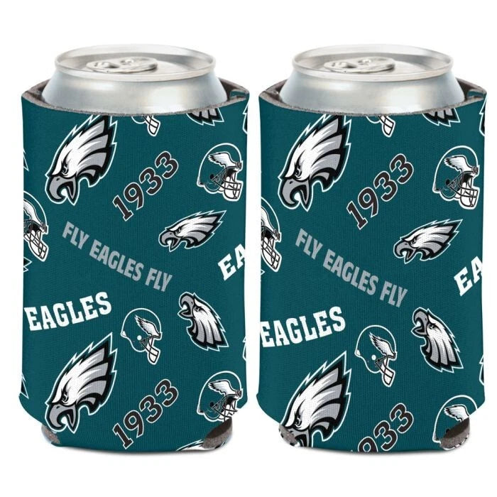 Philadelphia Eagles Scatterprint Can Cooler 12 oz. - Sports Gifts, Sports Memorabilia, Sports Collectibles, Fan Shop