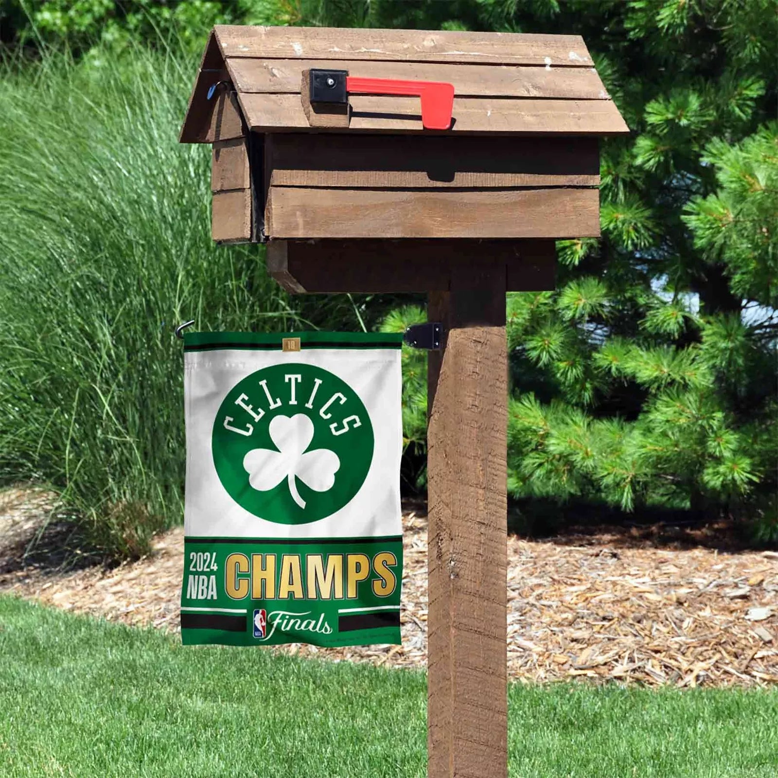 Boston Celtics 2024 2023 NBA Champions Garden Banner Flag - Sports Collectibles, Sports Memorabilia, Sports Fan Shop, Sports Gifts