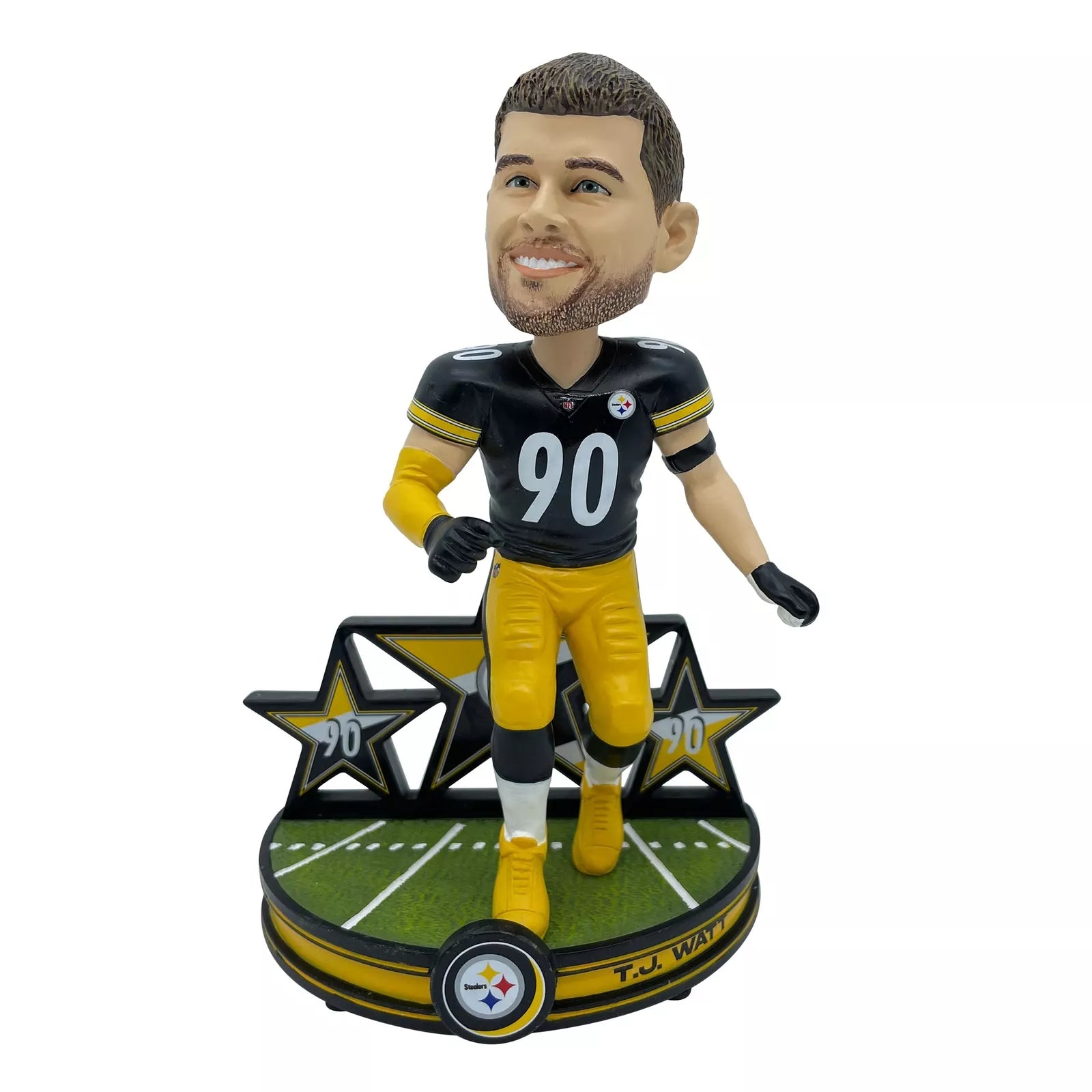 T.J. Watt Pittsburgh Steelers Superstar Series Bobblehead NFL Football - Sports Collectibles, Sports Memorabilia, Sports Fan Shop, Sports Gifts